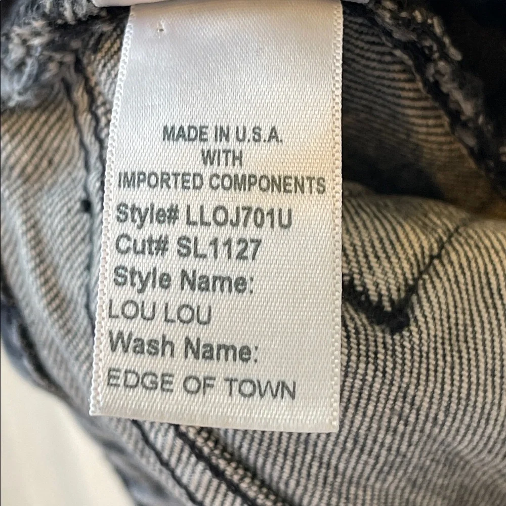 SLVRLAKE Lou Lou High Rise Straight Jeans – Edge of Town Wash, Size 27 (NWT)